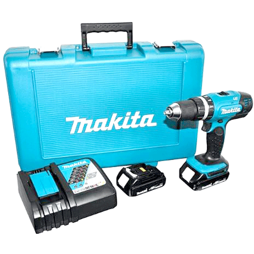 "DRILL  CORDLESS KIT 13MM  42NM MAK - 18V BATT (2X1.5AH) & CHARGER"