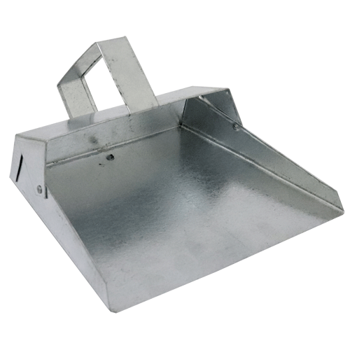 "DUST PAN METAL GALVANISED 30CM - GALVANISED 30CM WIDE MOUTH"