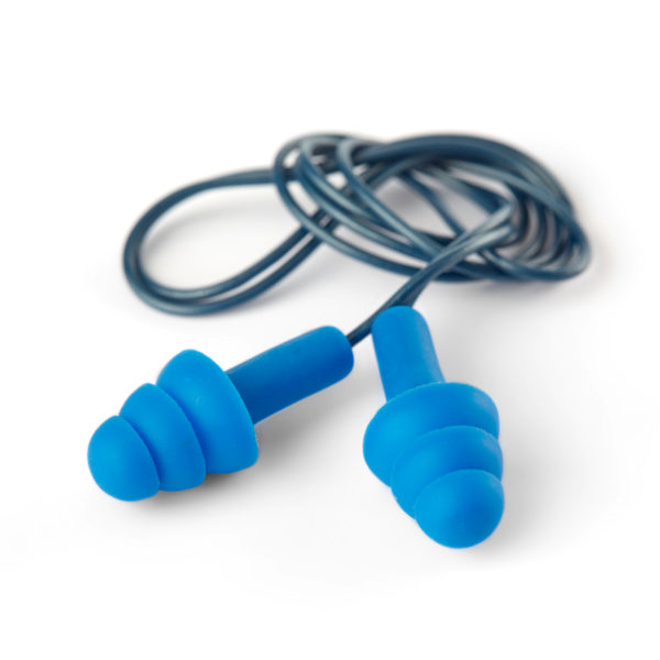"EARPLUGS CORDED REUSABLE DETECT BLUE - SOLD PER EACH (DETECTABLE)"
