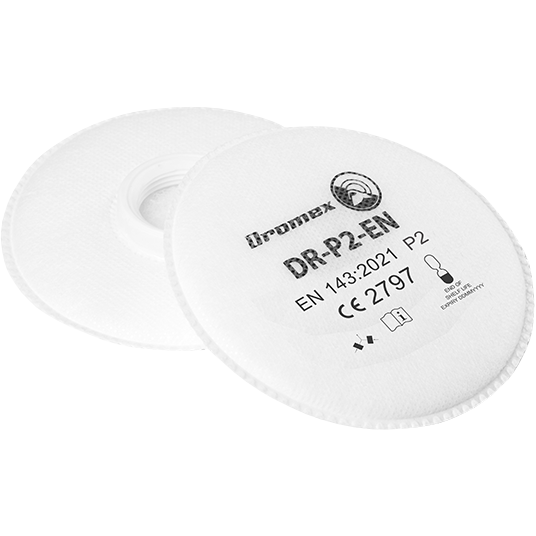 "CARTRIDGE DROMEX P2 NRCS TWIN (2PK) - 2 PACK - LIQUIDS\/DUST (FOR DH-302)"