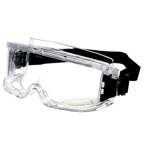"GOGGLE MAXIMUM VIEW CLEAR PREMIUM - SCRATCH RESIST \/ ANTI-MIST \/ ADJ HEADBAND"