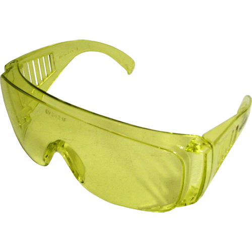 "SPECTACLE WRAP AROUND AMBER - ANTI SCRATCH & UV (DROMEX)"