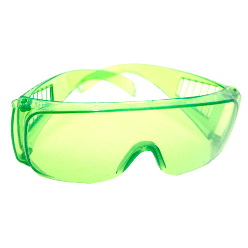 "SPECTACLE WRAP AROUND LIGHT GREEN - DWS"