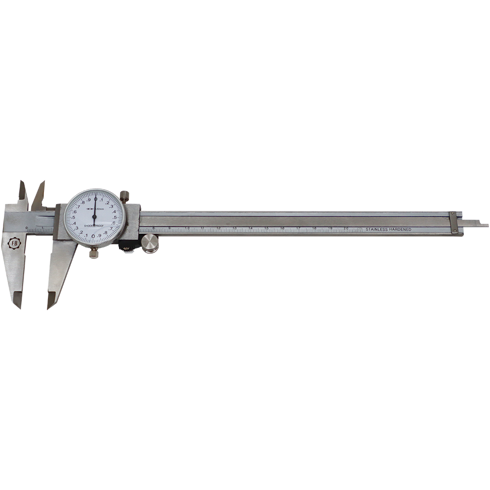 "VERNIER DIAL  150MM  S\/STEEL METRIC - STAINLESS STEEL - GRAD.0.02MM"