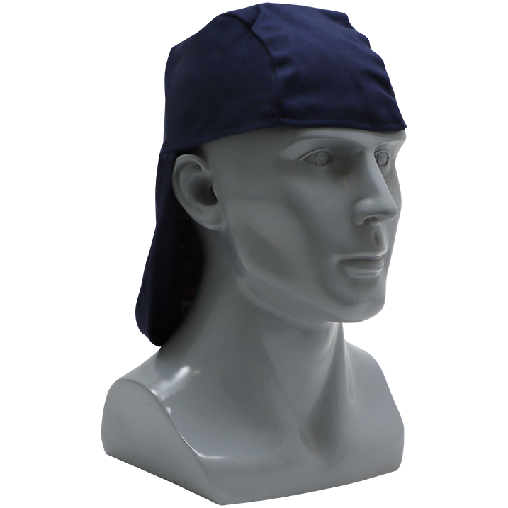 "WELD SKULL CAP D59 FLAME RESIST DRO - 3 PANEL CAP WITH NECK PROTECTOR"