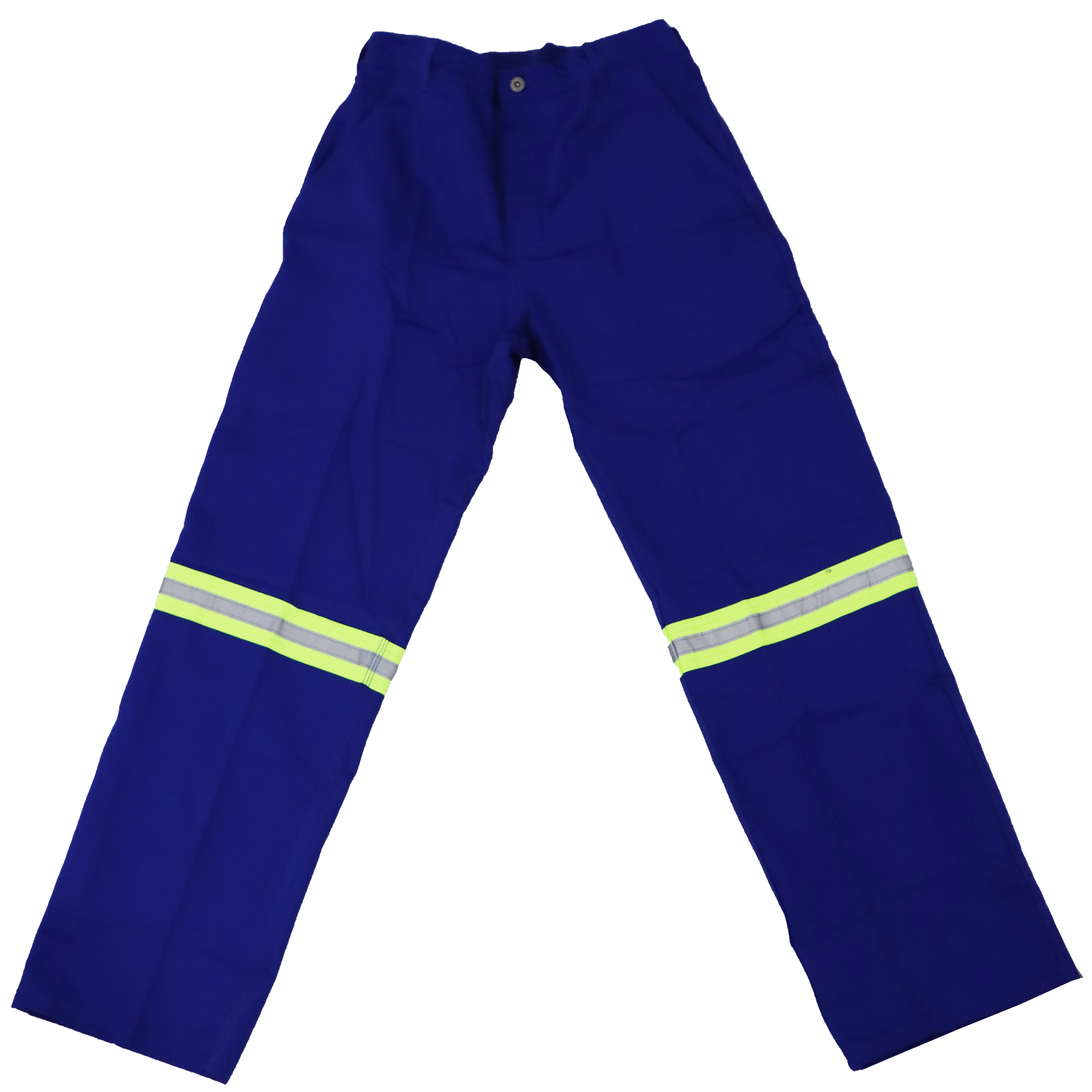 "CONTI TROUSER ROYAL BLUE D59 30 DRO - 100% COTTON - (REFLECTIVE STRIPS)"