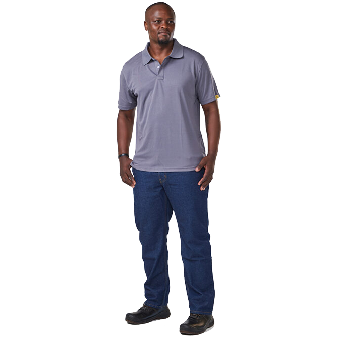 "GOLFER QUICK DRY GREY DRO   MEDIUM - DROMEX - 100% POLYESTER (140GSM)"
