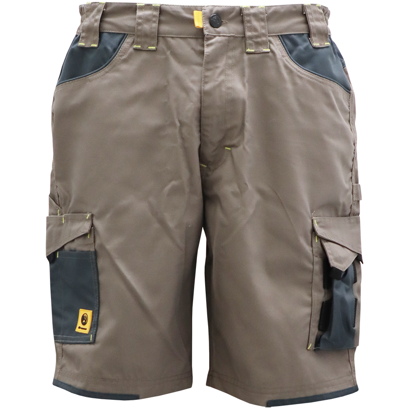TROUSER UTILITY SHORTS KHAKI 34 DROMEX - 65/35 POLY COTTON (TRIPLE