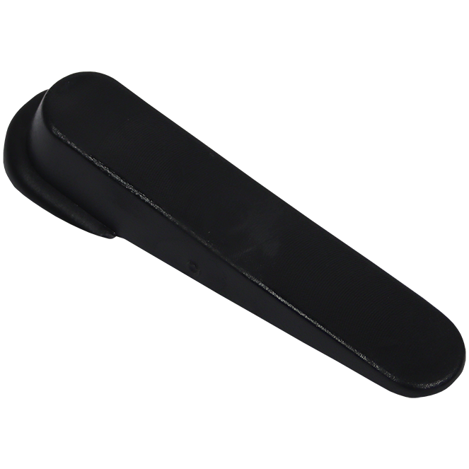 "DOOR STOPPER WEDGE PVC 110MM BLACK - NON - SLIP BASE DOOR WEDGE"