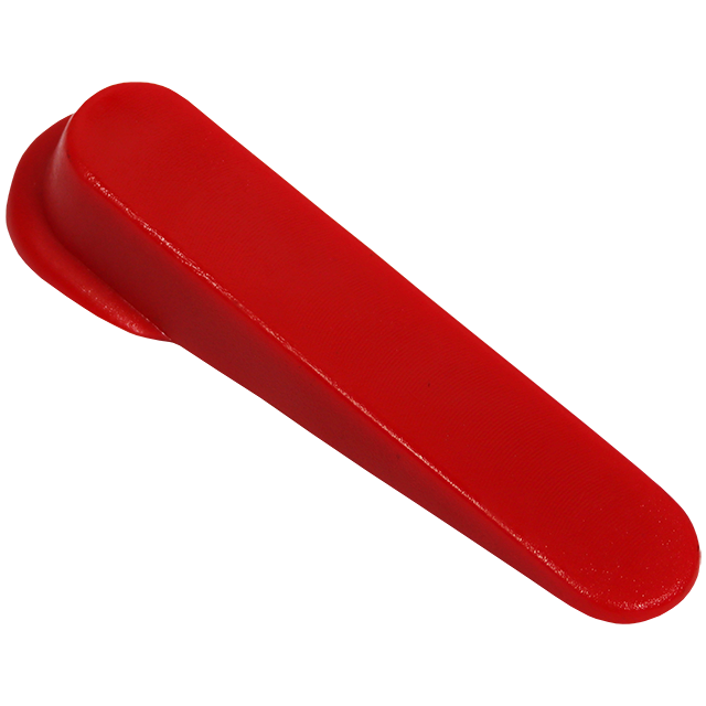 "DOORWEDGE 115MM PVC RED - RED-EXCALIBUR"