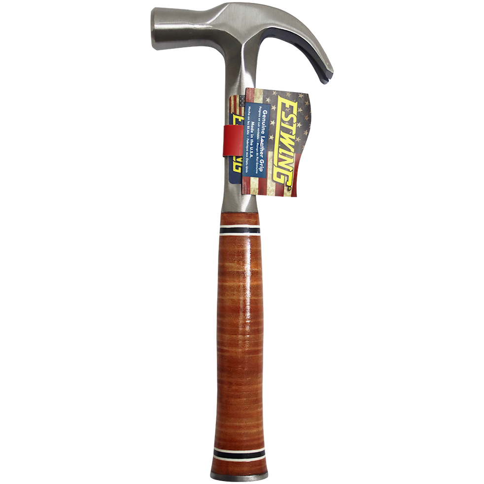 "HAMMER CLAW 700G ESTWING LEATHER - 24OZ - STEEL CURVED ENGLISH PATTERN"