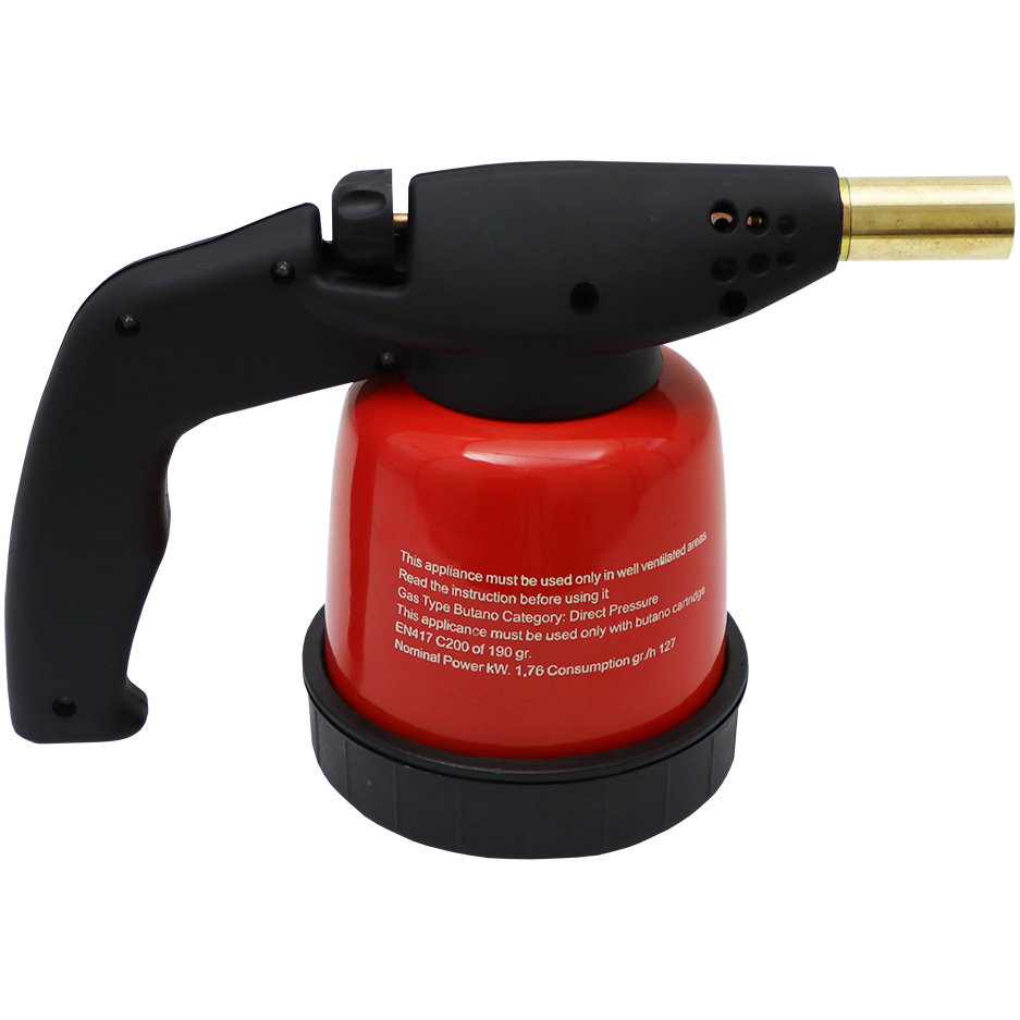 "GAS BLOW TORCH BUTANE TYPHOON - DWS - MANUAL IGNITION (NO CANISTER)"