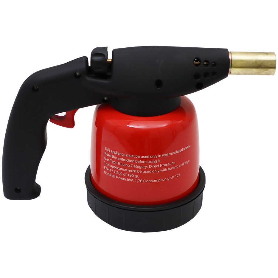 "GAS BLOW TORCH BUTANE TYPHOON AUTO - TRIGGER IGNITION (NO CANISTER)"