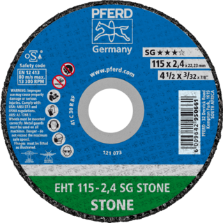 "CUT OFF MASONRY 115X2.4X22   SG PFERD - SG = HIGH PERFORMANCE"