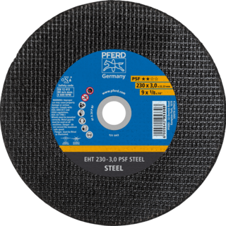 "CUT OFF STEEL 230X3.0X22  PSF PFERD - PSF = STANDARD"