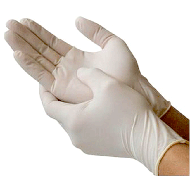 "GLOVE EXAM LATEX POWDFREE XL BOX - 5.0G SELL BOX 100 ONLY. EN 455 STANDARD"