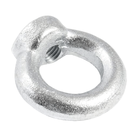 "EYE NUT FEMALE GALV    6MM - DIN582 -75KG LOAD"