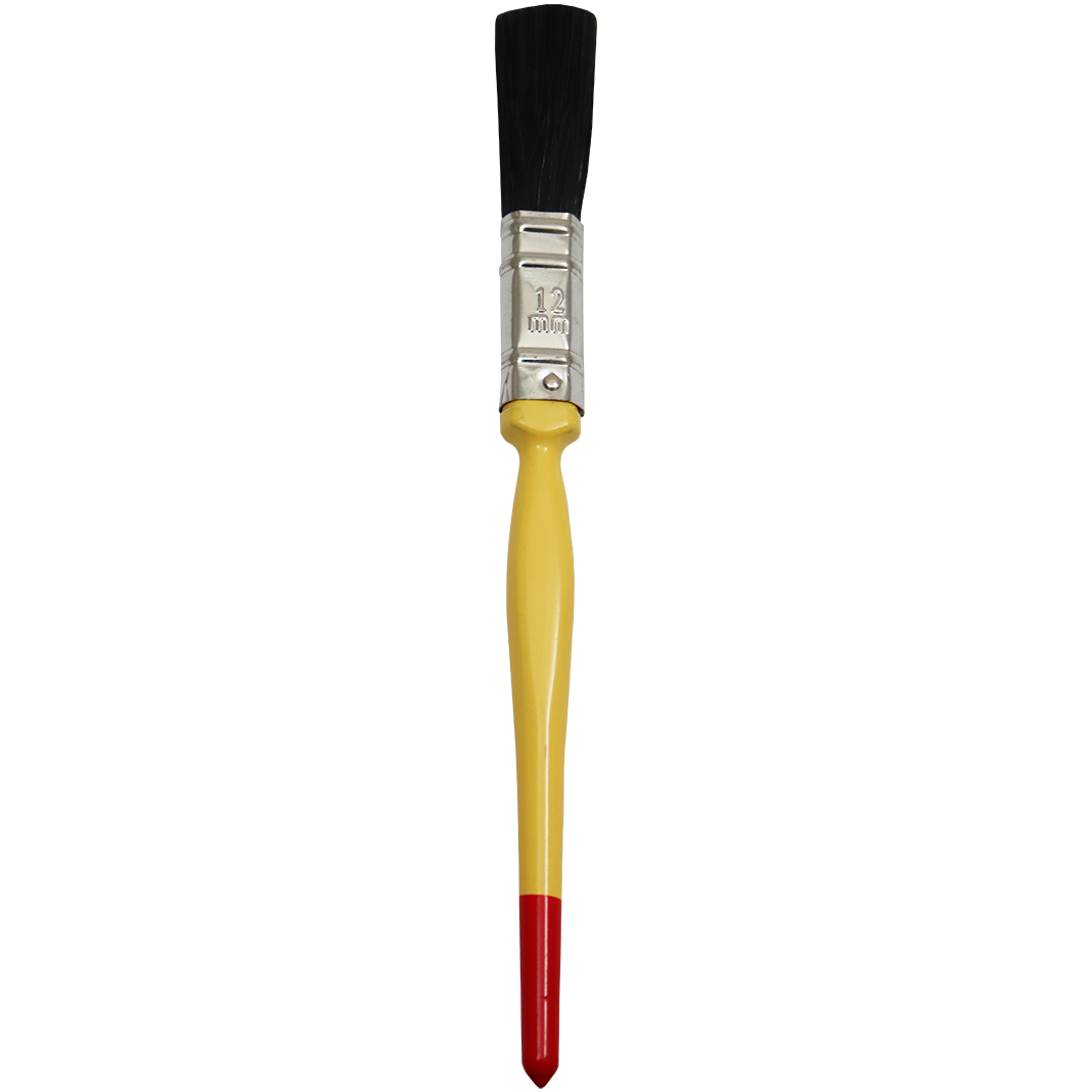 "PAINT BRUSH  12MM ETERNA FB - WOOD HDL 100% PURE BLACK HAIR 38MM"
