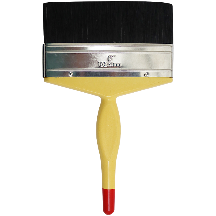 "PAINT BRUSH 150MM ETERNA FB - WOOD HDL 100% PURE BLACK HAIR 56MM"