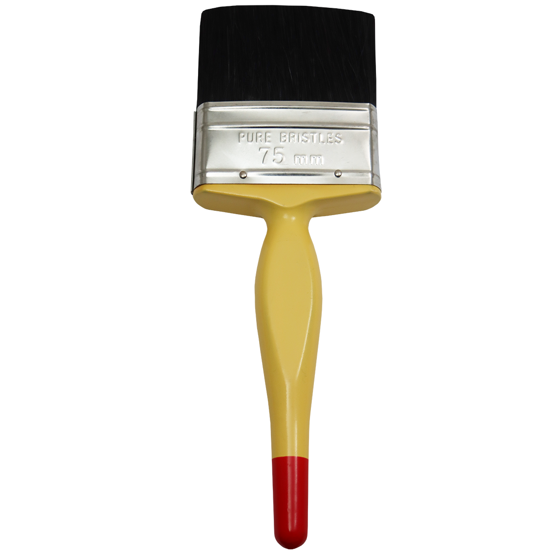 "PAINT BRUSH  75MM ETERNA FB - WOOD HDL 100% PURE BLACK HAIR 50MM"