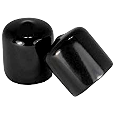 "END PLUGS PVC BLACK ROUND 19MM - DWS - ROUND PLUG"