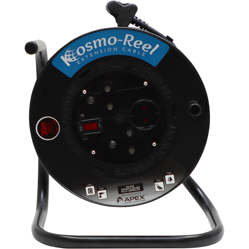 "CABLE REEL POLY 30M 3\/PLUG COMPLETE - 16A REEL WITH CABLE (1.5MM X 3 CORE)"