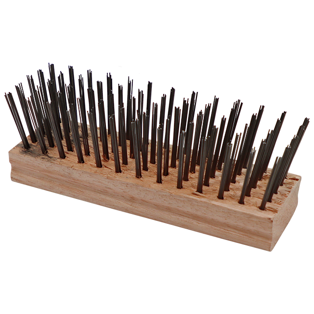 "WIRE BRUSH 5 ROW BLOCK COARSE ACADEMY - WIRE SCRUBBING BLOCK (WOOD)"
