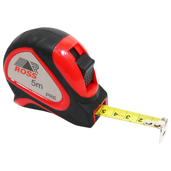 "TAPE   5MX19MM STEEL MET\/IMP  ROSS - MANUAL LOCK - (METRIC & IMPERIAL) 16FT"