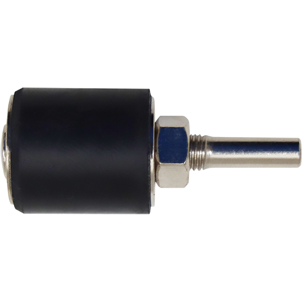 "SPIRABAND RUBBER DRUM  SMOOTH 25 X 25MM - 6MM SHANK - EXPANDABLE RUBBER MANDREL"