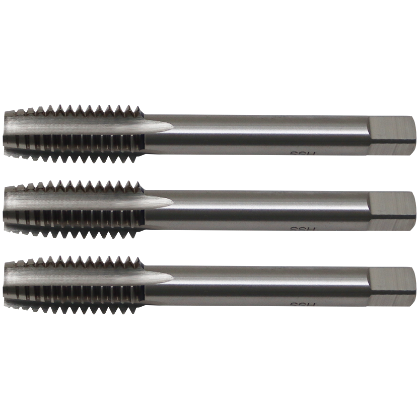 "TAP SET HSS  BSW   5\/8\" X11 TPI FB - HIGH SPEED STEEL - 3 PCS SET"