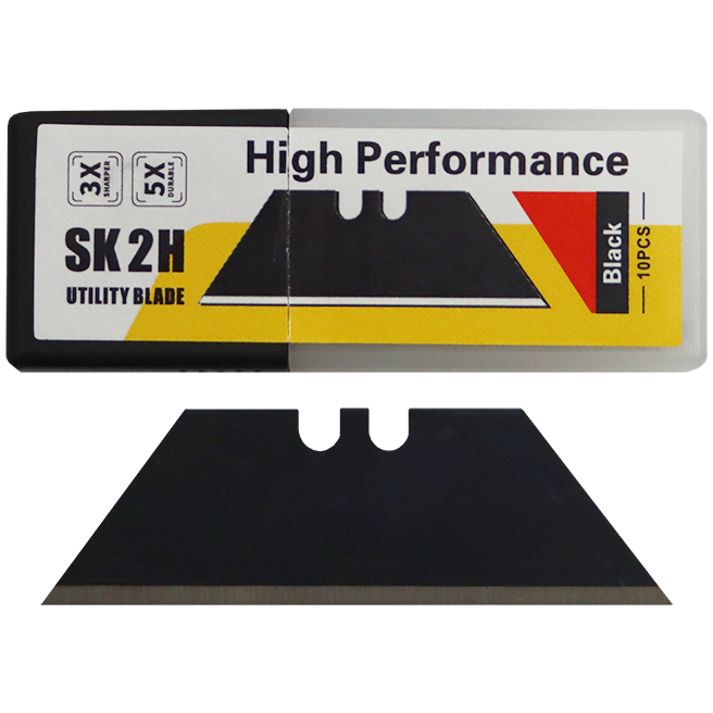 "TRIM BLADE UTILITY  10\/TUBE BLACK FUDA - SOLD PER TUBE OF 10 - SK2 (3X SHARPER)"