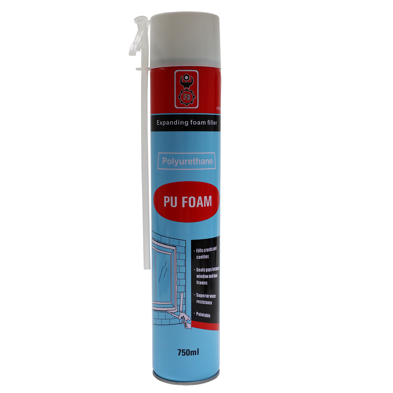 FOAM FILLER 750ML   FB - PU EXPANDING FOAM SEALANT