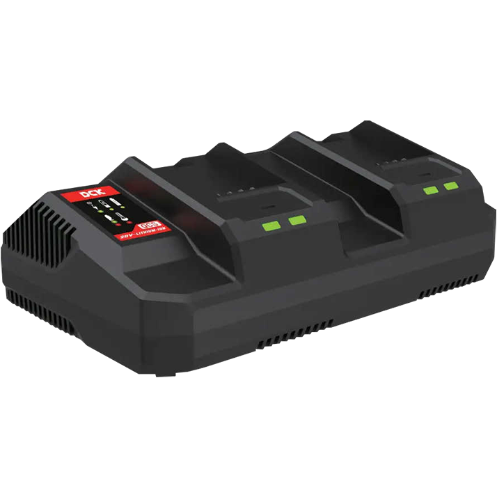 "BATTERY CHARGER 20V  4A DUAL DCK - 65MINS FOR 4.0AH BATTERY (2-PORT)"