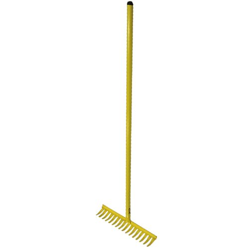 "RAKE GARDEN 14T YELLOW STD LAS - STANDARD - 1200MM ALL STEEL"
