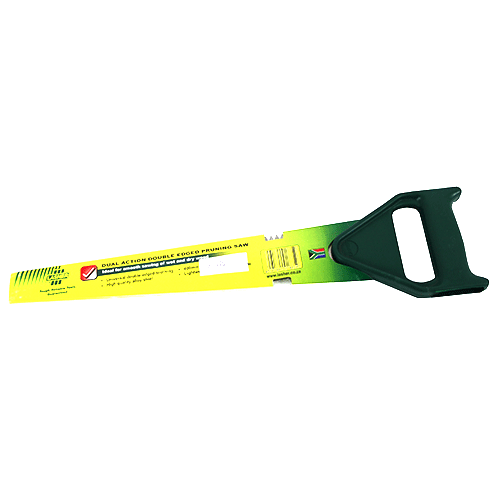 "SAW PRUNING 400MM DOUBLE EDGE LASHER - POLY HANDLE (5.5 & 7 TPI BLADE EDGES)"