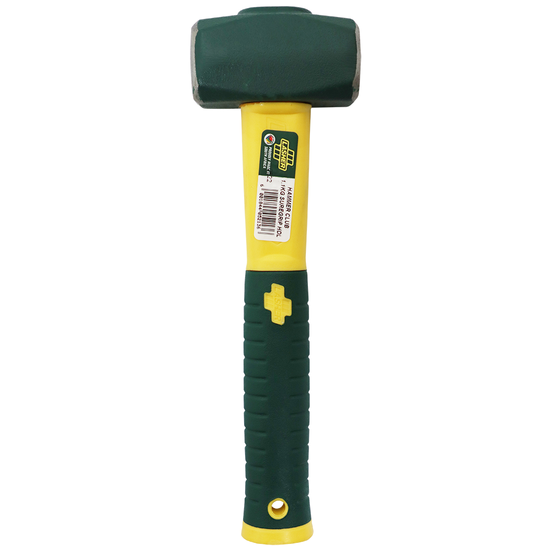 "HAMMER CLUB 1.1KG SUREGRIP LASHER - SUREGRIP HANDLE"