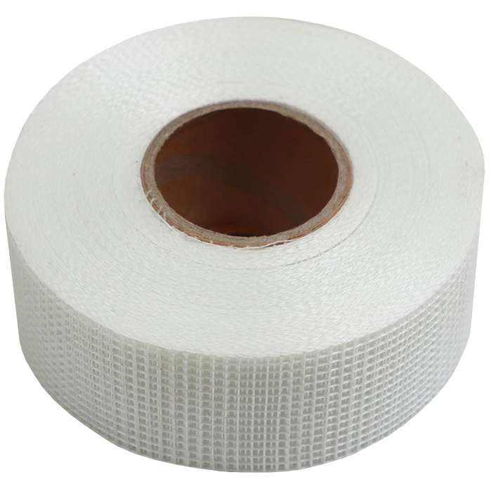 "FIBA TAPE 50MM X 45M (60G\/MM\u00b2)  NETT - SELF ADHESIVE F\/GLASS TAPE (HOLE 5X5MM)"