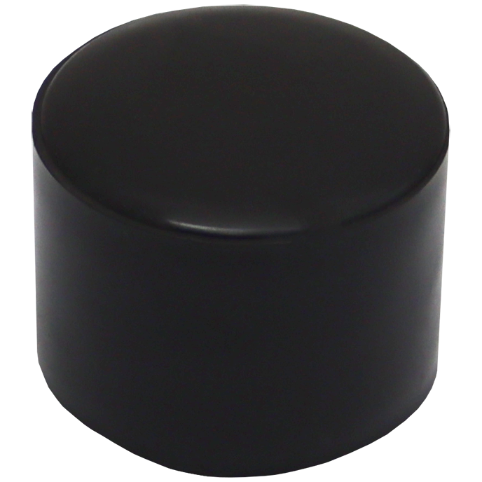 "FERRULE PLASTIC ROUND BLACK  25MM - DWS - LIGHT DUTY PVC"