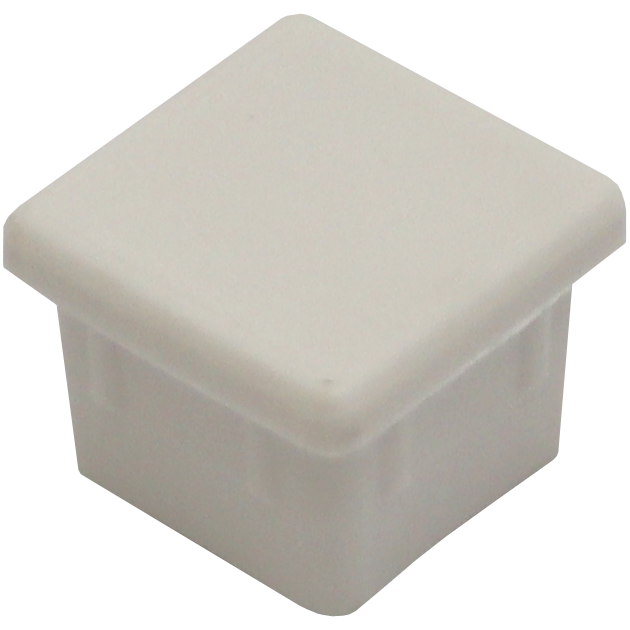 "FERRULE PLASTIC SQUARE WHITE  19MM - DWS - LIGHT DUTY PVC"