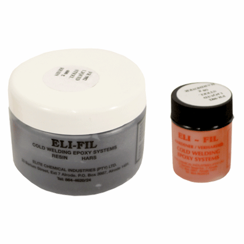 ELIFIL EPOXY ADHESIVE STEEL 450G LIQUID EPOXY (STEEL) Fowkes Bros