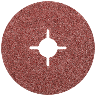 "SANDING DISC 115X22MM  24G XC PFERD - RESIN FIBRE DISC - CROSS CUT HOLE"
