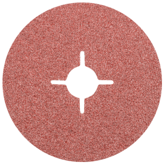 "SANDING DISC 115X22MM  36G XC PFERD - RESIN FIBRE DISC - CROSS CUT HOLE"