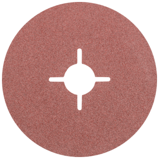"SANDING DISC 115X22MM  80G XC PFERD - RESIN FIBRE DISC - CROSS CUT HOLE"