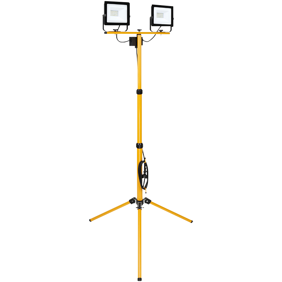 LIGHT WORK LED 20W X2 WITH TRIPOD - 2X 20W 5000 LUMEN + STAND 1850