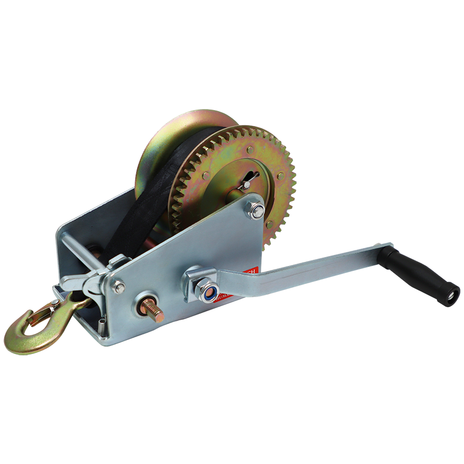 "WINCH HAND 1360KG WITH STRAP - LOAD CAPACITY 3000LB"