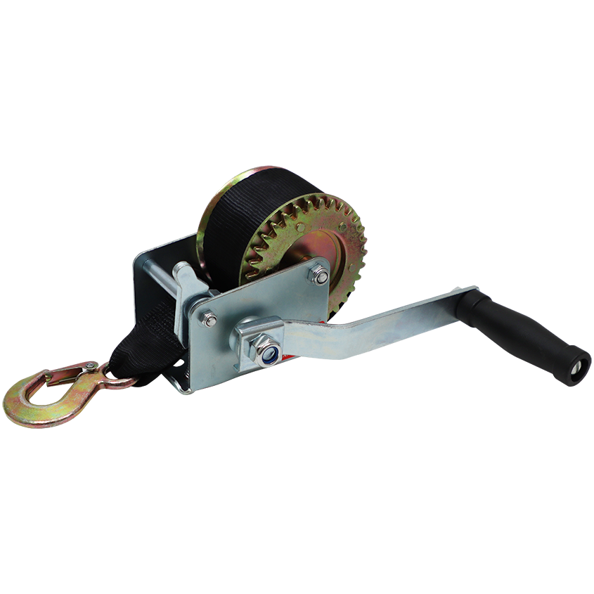"WINCH HAND  340 KG  WITH STRAP - LOAD CAPACITY  800LB"