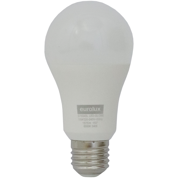 "LIGHT BULB  LED GLOBE A60 15W E27 - SCREW - DAYLIGHT - 1575 LUMEN"