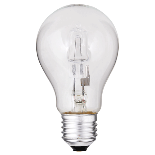 BULB HALOGEN GLOBE 42W E27 A55 DWS SCREWIN SOLD PER PACK OF 5