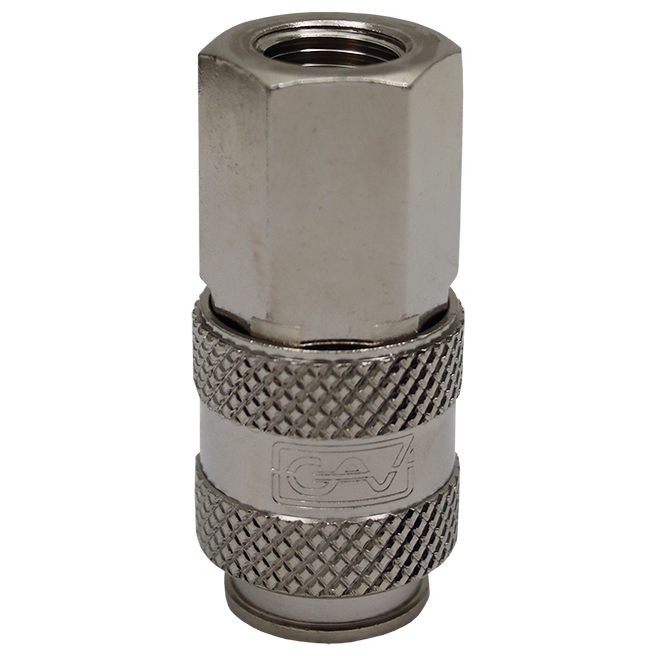 "AIR FITT QUICK COUPLER 1\/4\" F   GAV - UNIVERSAL FEMALE (GAV UNI\/A1)"