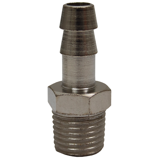 "AIR FITT ADAPTOR   8MM HOSE - 1\/4\"M - GAV 1\/4\" BSPT MALE (1233\/4)"